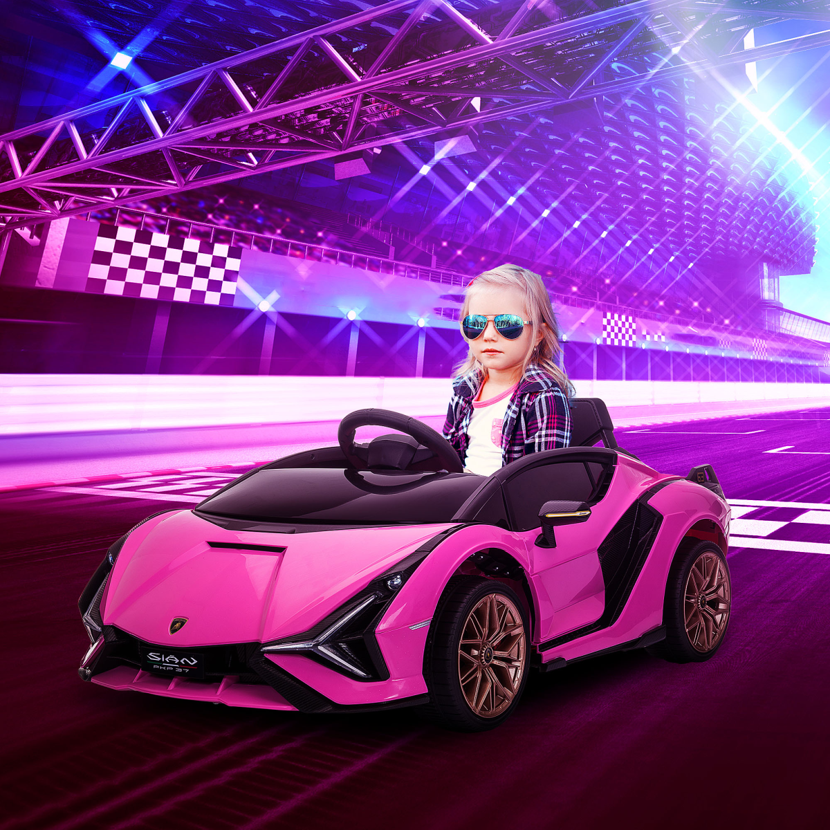 Lamborghini SIAN 12V Remote Control Kids Electric Ride-On Car