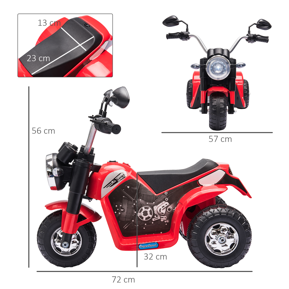 Exciting Kids 6V Electric Motorcycle Ride-On Toy - Safe Fun for Toddlers!