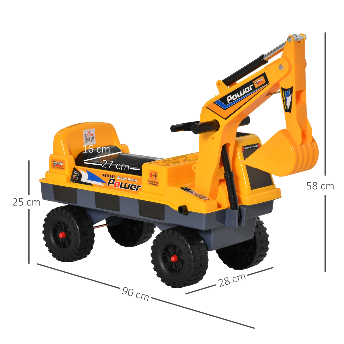 Dynamic Excavator Toy with Lights & Sounds - Fun for Toddlers 2-3 Years!