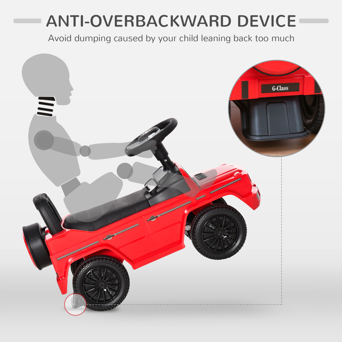 Benz G350 Kids Ride-On Car with Storage - Safe, Fun & Easy for Little Learners!