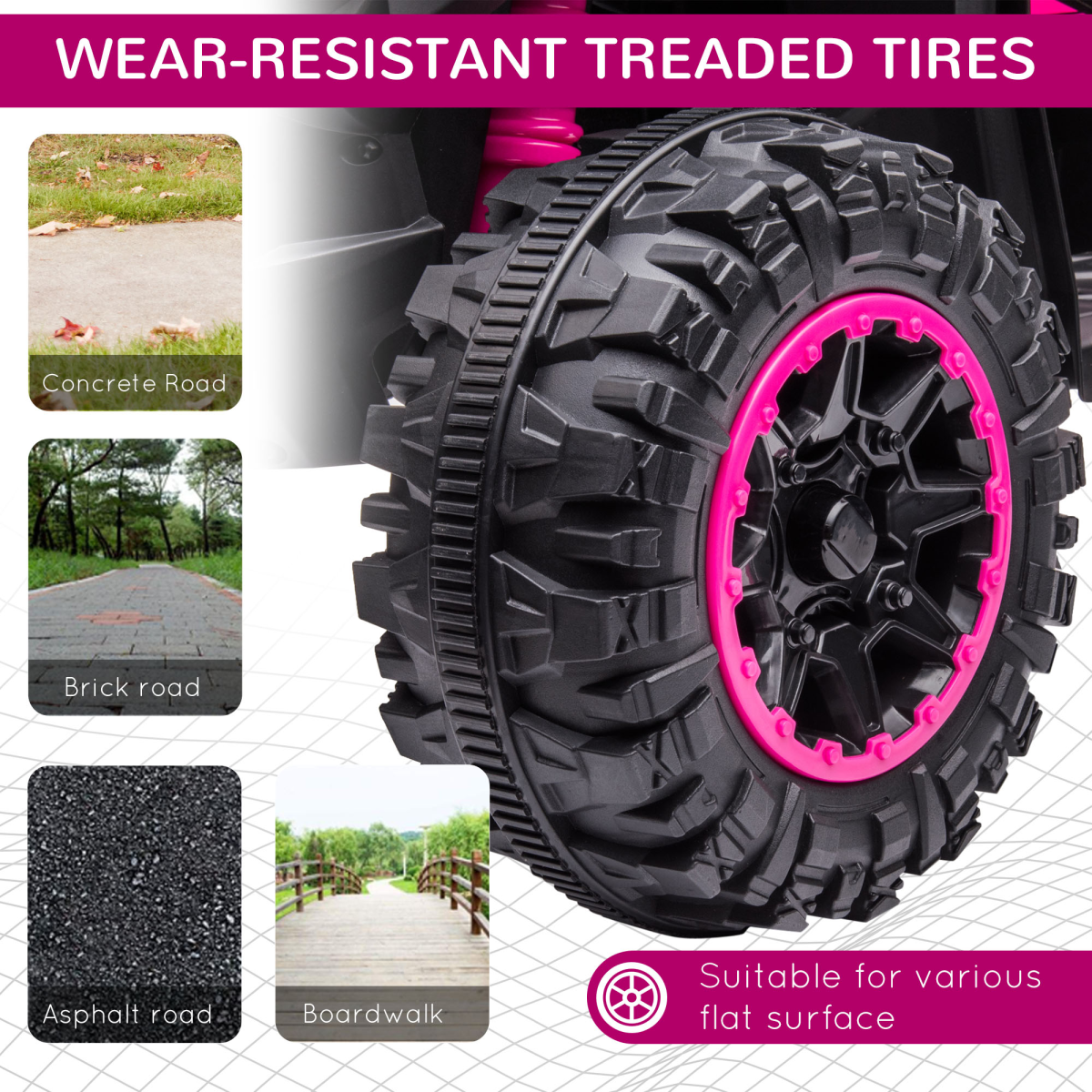 Adventure Awaits: HOMCOM 12V Kids Electric Quad Bike ATV - Pink Fun on Wheels!