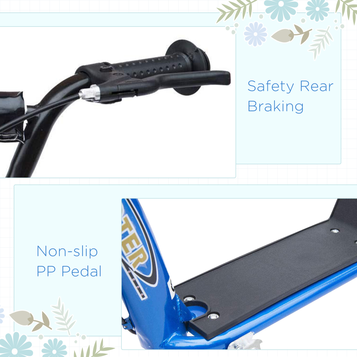 Homcom Adjustable Push Scooter for Kids - Safe, Stylish, and Stunt-Ready!