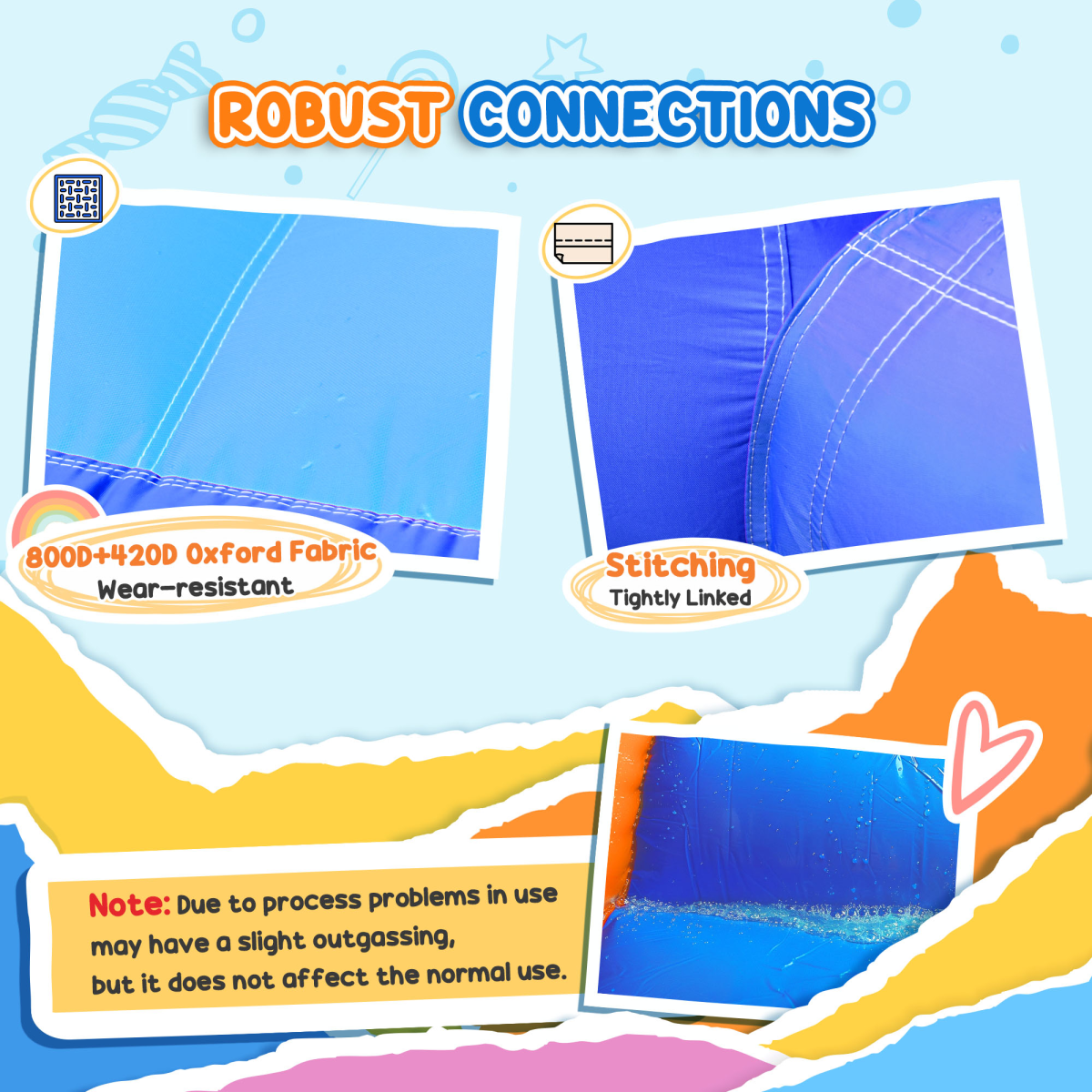 Bouncy Castle with Slide Basket Trampoline Monster Design