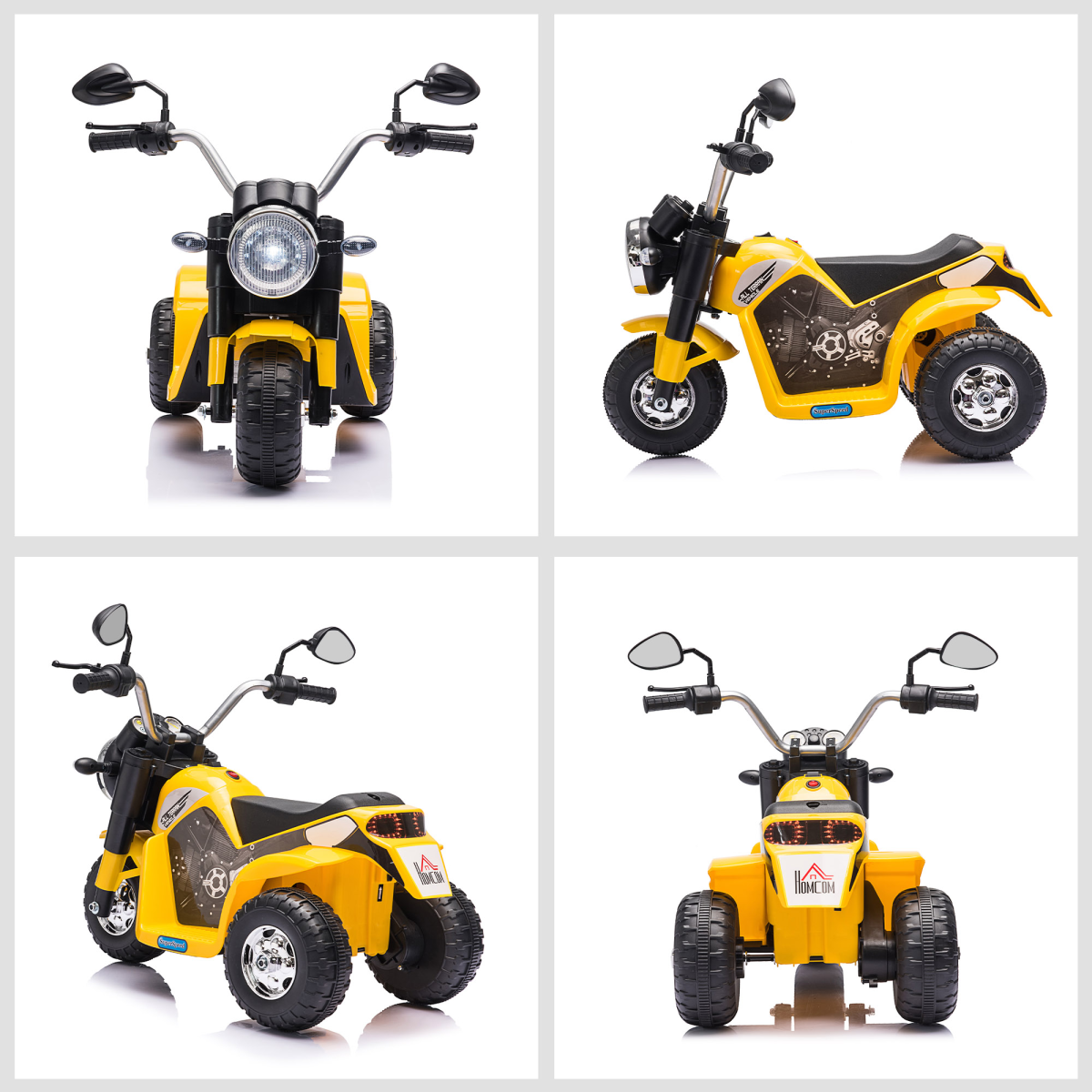 Vibrant 6V Kids' Electric Motorcycle - Safe & Fun Ride-On for 18-36 Months