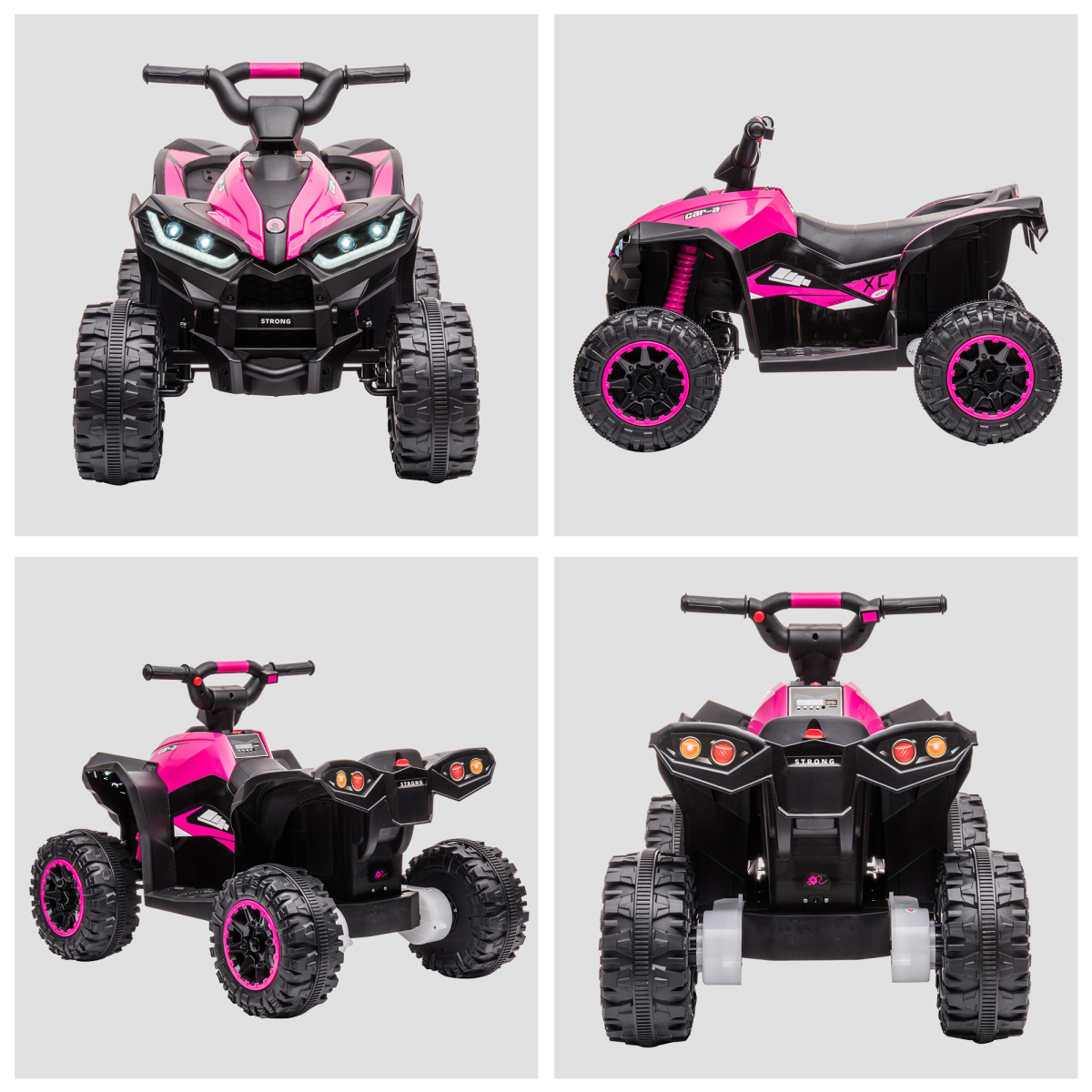 Adventure Awaits: HOMCOM 12V Kids Electric Quad Bike ATV - Pink Fun on Wheels!