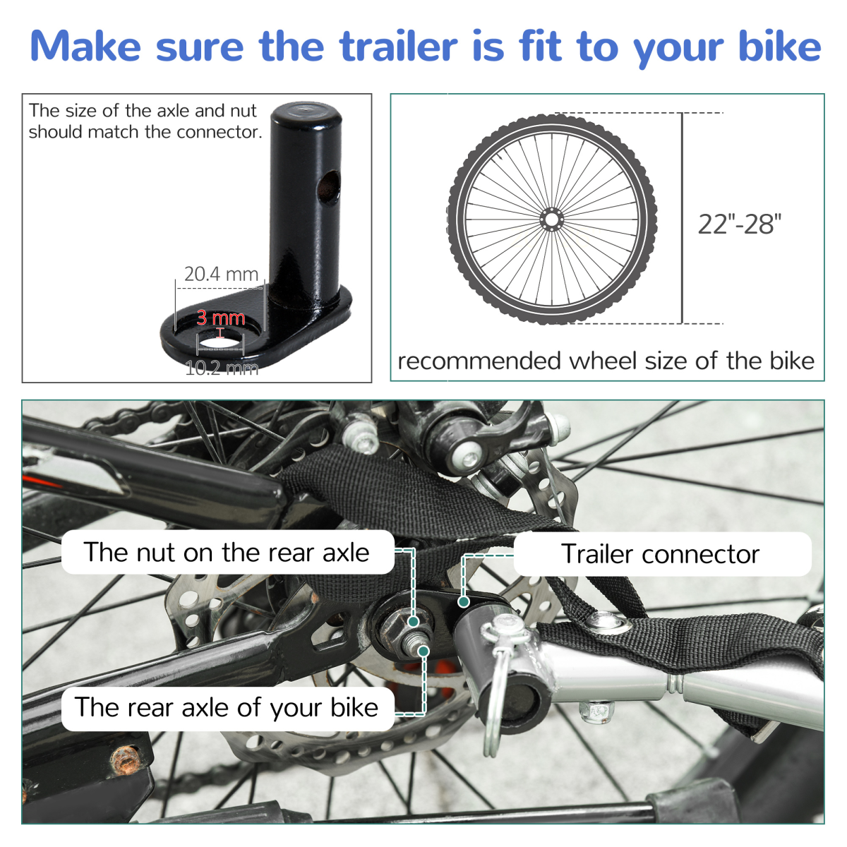 Adventure Buddy: 2-Seat Steel Frame Child Bike Trailer - Safe & Fun Rides!