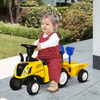 Adventure Awaits: HOMCOM Ride-On Tractor Toddler Walker & Slider for 12-36 Months