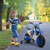 Kids 12V Electric Motorbike with Training Wheels - Safe & Fun Ride-On in Blue!