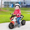 Kids Ride-On Police Bike 3-Wheel Vehicle w/ Music Lights 18-36 Mths HOMCOM