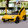 Lamborghini SVJ 12V Kids Ride-On Car with Lights & Music - Yellow Adventure!
