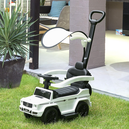 Mercedes-Benz G350 Ride-On Car & Slider Stroller for Kids – Fun & Safe Adventure