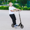 Adjustable Height Foldable Kick Scooter for Kids - Big Wheels & Safe Brake!