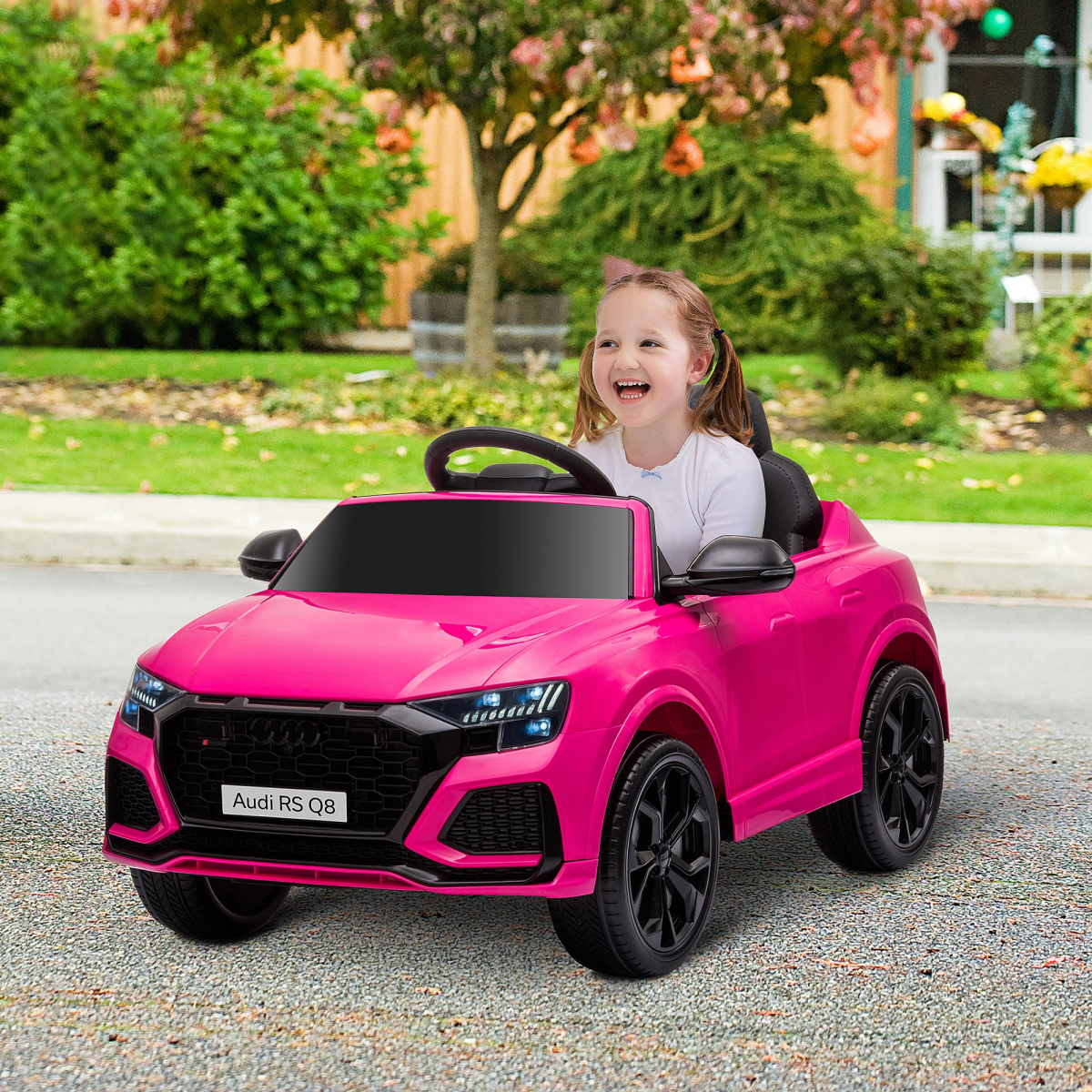 Ultimate Audi RS Q8 Kids Electric Ride-On Car with Remote Control - Pink