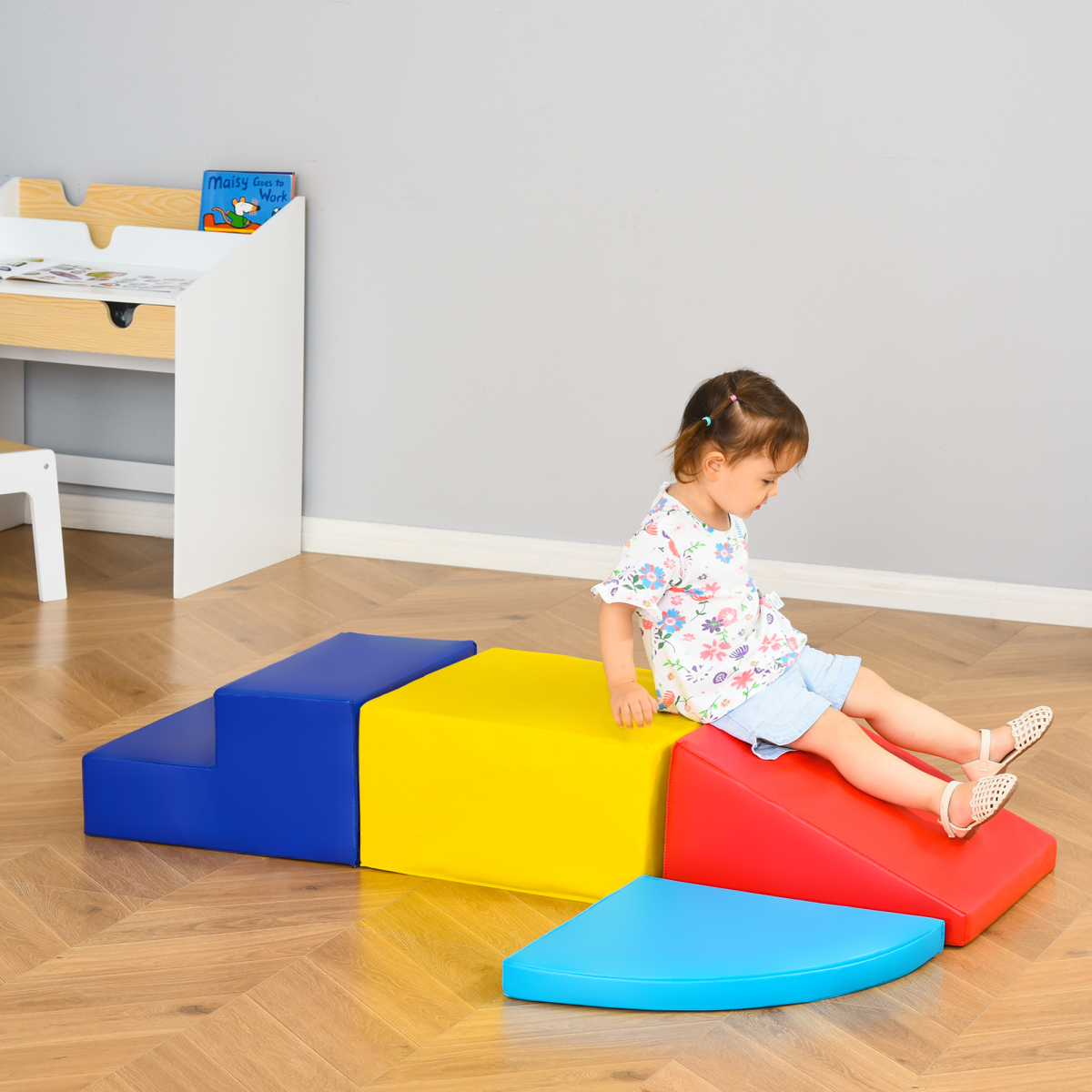 Soft Play Climbing Set - 4-Piece Foam Activity Toys for Toddlers