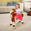 Neigh-Sounding Plush Rocking Horse Toy - Safe, Soft, and Adventure-Ready!