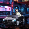 Mercedes Benz 12V Kids Ride-On Car with Remote Control & Music - Black