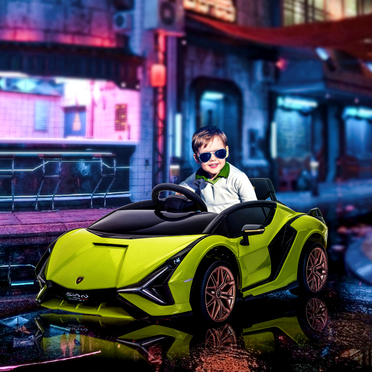 Lamborghini SIAN 12V Electric Ride-On Car for Kids with Remote Control