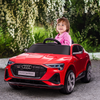 Licensed Audi E-tron 12V Kids Electric Ride-On Car with Remote, Lights & Music