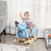 2-in-1 Elephant Rocking Horse with Wheels & Music - Fun for Little Adventurers!