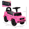 Pink Benz G350 Kids Ride-On Car with Under-Seat Storage & Realistic Horn