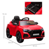 Audi RS Q8 6V Kids Electric Ride-On Car w/ Remote Control - Red Adventure!
