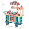 Deluxe 50-Piece Kids Kitchen Play Set with Interactive Trolley & Accessories!