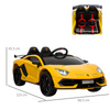 Lamborghini SVJ 12V Kids Ride-On Car with Lights & Music - Yellow Adventure!