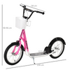 HOMCOM Adjustable Kids Kick Scooter with Dual Brakes - Safe & Stylish Ride!