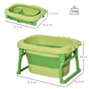 Convertible Foldable Baby Bathtub & Stool - Perfect for Growing Newborns!