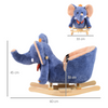 Rocking Horse Ride on Toy Seat Belt Safety Toddler Elephant Music