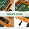 Compact Foosball Table - Mini Soccer Gaming Fun for Family & Friends