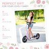 Adventure Awaits: HOMCOM Pink Push Scooter for Kids - Stunt Ready & Safe!