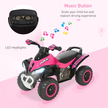 4 Wheel Quad Toddler Ride on Car Foot-to-Floor Sliding Walking Car