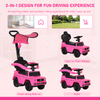 Mercedes-Benz G350 Kids Ride-On Stroller: 3-in-1 Fun & Safety in Pink!