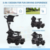 Mercedes-Benz G350 Ride-On Stroller: 3-in-1 Slider & Walker for Kids