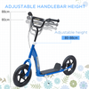Homcom Adjustable Push Scooter for Kids - Safe, Stylish, and Stunt-Ready!