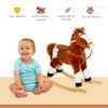 Neigh-Sounding Plush Rocking Horse Toy - Safe, Soft, and Adventure-Ready!