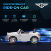 Luxury Bentley Mulsanne Kids Electric Ride-On Car with Remote Control - White