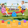 Kids Seesaw Safe Teeter Totter 2 Seats with Easy-Grip Handles