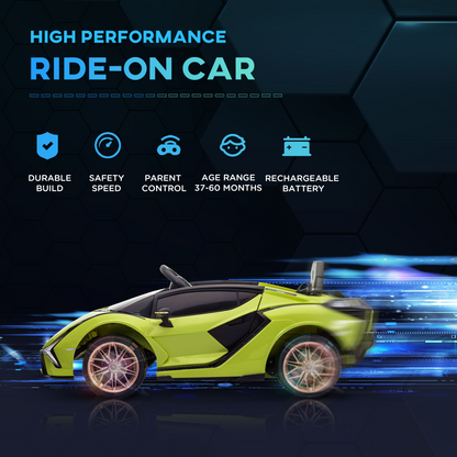 Lamborghini SIAN 12V Electric Ride-On Car for Kids with Remote Control