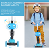 HOMCOM 5-in-1 Kids Kick Scooter: Adjustable, Removable Seat & Fun Basket!