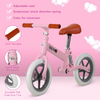 Kid Balance Bike ChildrenBicycle Adjustable Seat 2-5 Years No Pedal