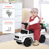 HOMCOM Benz G350 Kids Sliding Car - Foot-to-Floor Fun & Storage!