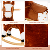 Neigh-Sounding Plush Rocking Horse Toy - Safe, Soft, and Adventure-Ready!