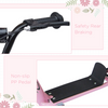 Adventure Awaits: HOMCOM Pink Push Scooter for Kids - Stunt Ready & Safe!