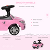 Stylish Pink Ride-On Car for Toddlers with Music, Lights & Storage