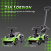 Lamborghini Essenza SCV12 2-in-1 Baby Ride-On & Push Car - Green Adventure!