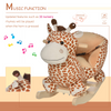 Plush Giraffe Rocking Horse with 32 Songs & Safety Belt – Fun for Kids!