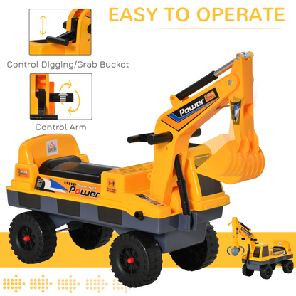 Dynamic Excavator Toy with Lights & Sounds - Fun for Toddlers 2-3 Years!