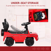 Premium Mercedes-Benz G350 3-in-1 Kids Ride-on Stroller Car - Red